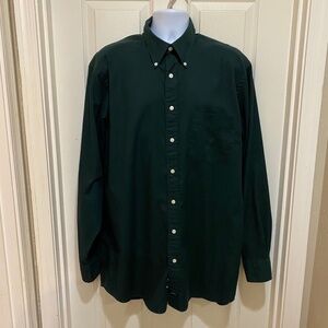 Nautica Green Casual Button Down‎ Shirt Size XLT
